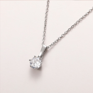 Collana con Ciondolo Semplice per Donne, Stile Europeo e Americano, Catena per Clavicola, Regalo di San Valentino, Gioielli - Product Image 6