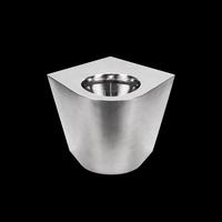 WC en acier inoxydable résistant aux vandales, à montage en coin, économiseur d'eau, pour prison, vente en gros OEM ODM