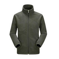 Veste en polaire 100% polyester pour hommes, tenue chaude, respirante et grande taille, en micro polaire d'hiver