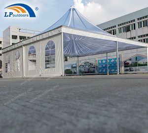 Marco de aluminio Marquee Carpa de boda de lujo Pagoda Marquee Carpa para <span class=keywords><strong>alquiler</strong></span> Evento al aire libre 10x10 - Product Image 3