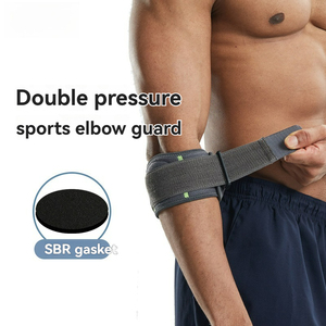 Genouillères <span class=keywords><strong>de</strong></span> soutien articulaire respirantes antidérapantes en Spandex fin pour le badminton, réglables, avec ressort <span class=keywords><strong>de</strong></span> rappel puissant pour un soutien et une récupération améliorés - Product Image 2