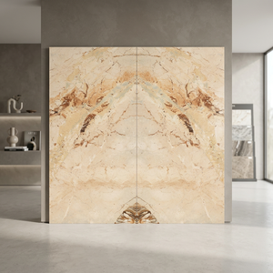 9mm Polished Glazed Sintered Stone Porcelain Slab Tiles For Luxury Kitchen And Bathroom Flooring - Product Image 1