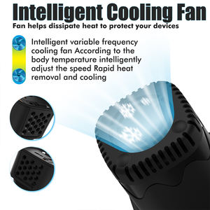 Convertisseur de courant intelligent pour voiture, 12V DC vers 220V AC, 200 Watts, avec voltmètre et interrupteur, câble rétractable intégré, PD 3.0 36W - Product Image 5