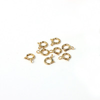 Haute qualité 14k or rempli fermoir à ressort gros cordon en métal se termine fermoir collier Bracelet 5-8mm résultats de bijoux et composants