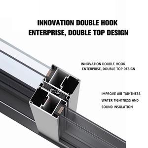 Puertas Corredizas Resistentes Personalizadas, Ventanas de Diseño Innovador de Piso a Techo, Divisiones de Vidrio Simples para Cocina y Sala de Estar - Product Image 4