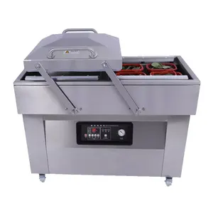 Automatic Double Chamber Vacuum Food Sealers Vacuum Packing Machine Desk Type Cheese Coffee Commercial Vacuum Packing Machine