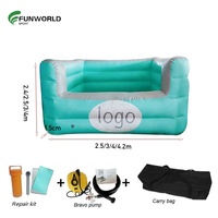 Fosse à Air gonflable de gymnastique, 3*3*1.5m, accessoire de protection, avec impression de logo, sans air