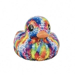 Jouets de bain créatifs en forme de canard jaune multicolore pour enfants, mignons, mini, à pincer, en plastique, vente en gros, pour 0-24 mois - Product Image 4
