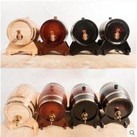 Fûts en chêne de 1,5L/3L/5L/10L/20L/30L/50L pour usage domestique, fûts en bois pour vin rouge, vin blanc, bière, meubles, fûts à vin à vendre