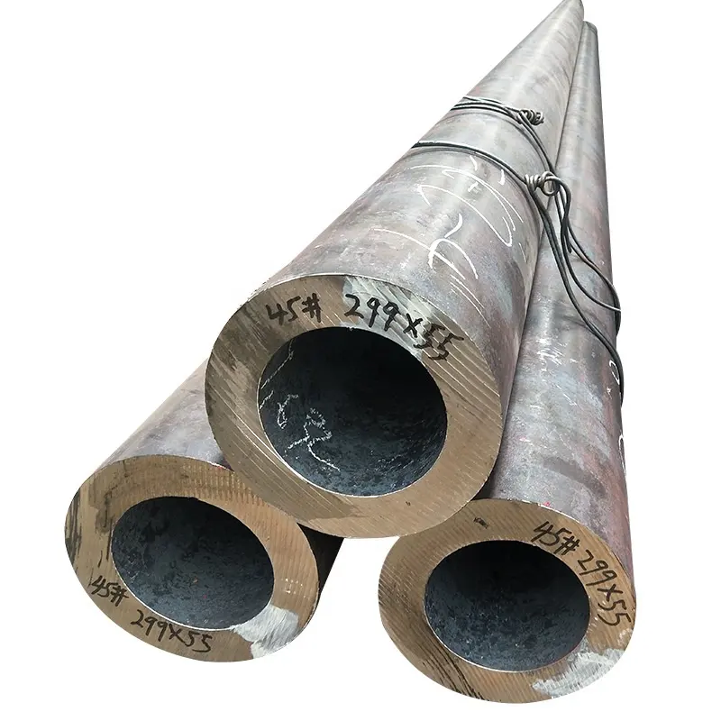 Tubo de aço sem costura Tubo de ferro Fabricante ASTM A192 Q235 Preço do tubo de aço carbono