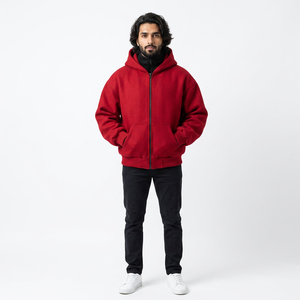 Balaclava et sweat à capuche zippé Ninja, logo personnalisé, sweat à capuche en polaire tendance, masque de ski, sweat à capuche zippé pour homme avec masque, Shudders Hombre - Product Image 1