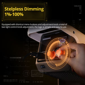 Lumière vidéo LED Sidande Bowens mount COB 200W à double température de couleur 2500K-6500K <span class=keywords><strong>pour</strong></span> la photographie et l'éclairage sur <span class=keywords><strong>site</strong></span>. - Product Image 4