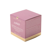 Boîte d'emballage cosmétique personnalisée, fond à clipser, rectangle, recyclable, boîte en carton pour produits de soin de la peau avec impression de logo