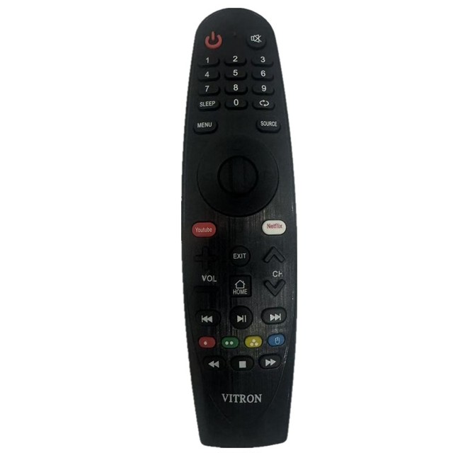 Universal remote control for VITRON LCD TVs, suitable for use in Africa