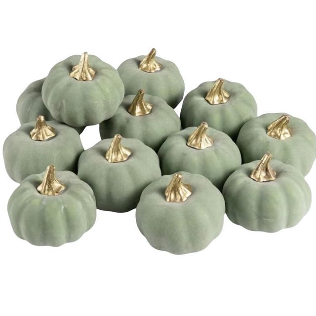 Duoyou Hot Sale Artificial Halloween Decoration Pumpkin Halloween Flocking Pumpkin