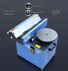 Machine à chanfreiner de bureau polyvalente pour le chanfreinage de plaques d'acier à grande vitesse, le chanfreinage de trous intérieurs à 45 degrés, le chanfreinage de profilés et le débavurage de courbes - Product Image 4