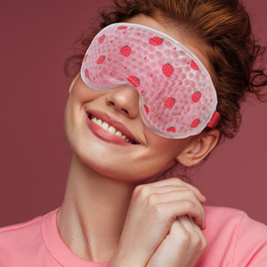 Pakcare Parche de Ojos Reutilizable Estilo Lindo con Terapia Fría y Caliente, Bolas de Gel Refrigerante de PVC para Dormir, Estilo Frutas - Product Image 2
