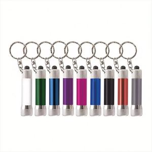 Promotional <b>Gifts</b> Custom Colourful Mini Keyring Cob Flashlight 5 LED <b>Small</b> Pocket Custom Mini Torch Aluminum Keychain Flashlight - Product Image 3