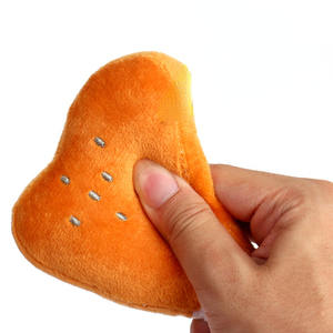 Jouet pour chien en polyester PP durable et écologique à mâcher sous forme d'os de radis pomme banane pour chiots ludiques livré dans un sac - Product Image 4
