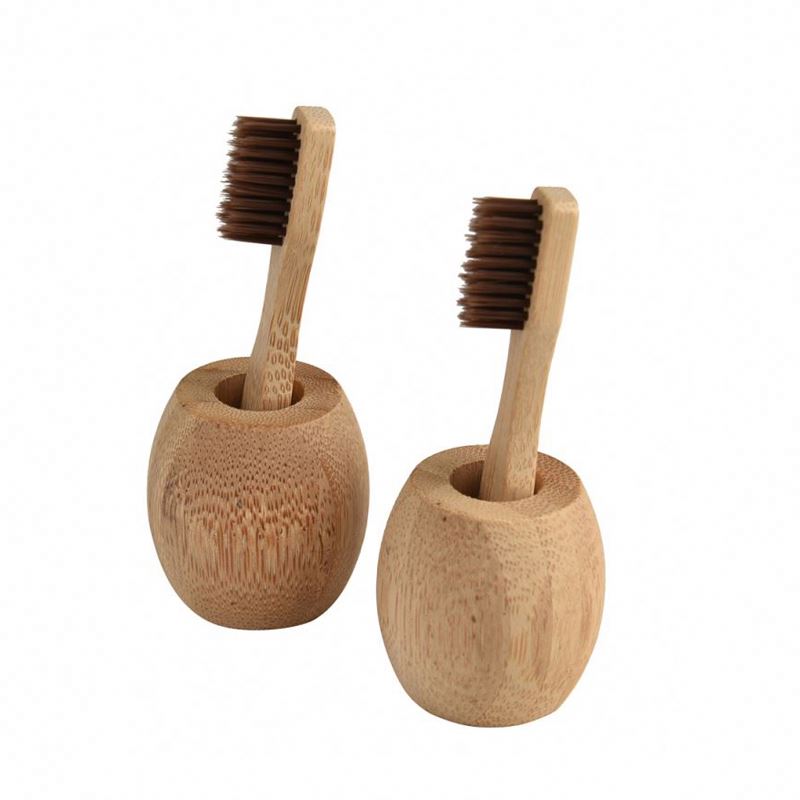 Плоская короткая бамбуковая зубная щетка Tingsheng для путешествий