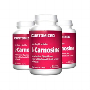 Cápsulas de L-Carnosina de Marca Privada, Apoyo para el Cerebro y los Músculos, Vitamina B1, Zinc, <span class=keywords><strong>N</strong></span>-Acetil, Suplementos de Calcio, Hierro y Selenio, Salud para Adultos - Product Image 1