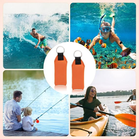 Porte-clés flottant personnalisé en néoprène pour bateau, porte-clés en mousse imperméable, porte-clés flottant pour les sports nautiques, cadeaux d'extérieur