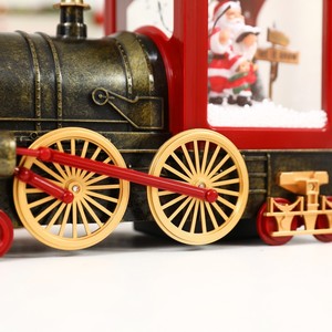 Vente en gros Ensemble de trains de Noël avec <span class=keywords><strong>neige</strong></span> légère Musique pour festivals Décorations en plastique - Product Image 4