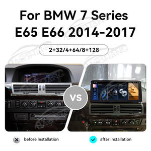 10.25/12.3 pollici Carplay per BMW <span class=keywords><strong>serie</strong></span> 7 E65 E66 2014-2017 auto GPS Navi multimediale lettore Video copilota Display passeggeri - Product Image 2