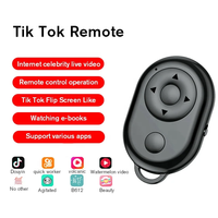 Mise à niveau de l'obturateur sans fil Tiktok Accessoires de caméra Selfie Stick Télécommande de téléphone portable pour le système Tiktok Android et IOS