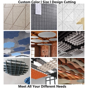 Tấm cách âm polyester Qinsound, 100% sợi PET, dùng để cách âm, hấp thụ âm thanh - Product Image 5