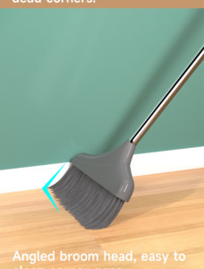 Outils de nettoyage domestique en gros : <span class=keywords><strong>Balai</strong></span> et serpillière en acier inoxydable avec tête pour poils d'animaux, poils doux et manche en plastique - Product Image 4