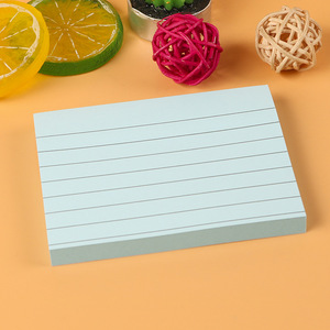 3 5 Inch Creative Colored Lined Rectangle Sticky Notes Tearable Message Stickers For Takeaway Office - Product Image 4