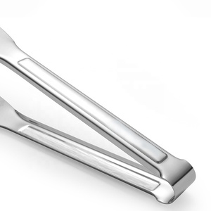 Steak Clamps Pizza Clip Fisch greifer SUS 304 Edelstahl <span class=keywords><strong>Burger</strong></span>, Eier, Steak Pfannkuchen Food Tong - Product Image 3
