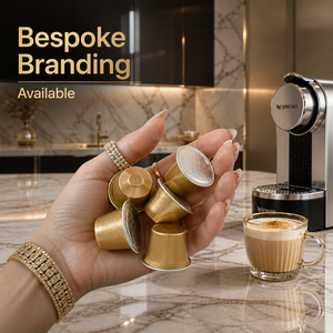 Capsules de matcha écologiques en aluminium compatibles avec les machines Nespresso, capsules de thé vert biologique et sain, marque privée - Product Image 1