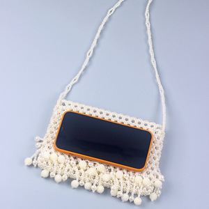 Nuova Borsa a Tracolla con Perle Traforate e Nappine, Borsa da Sera Fai-da-Te con Perline per Donne, Abito da Ballo, Copri-Sposa - Product Image 4