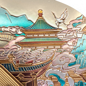 In ấn cao cấp kết cấu 3D dập nổi logo nhãn chai rượu vang nhãn dán không thấm nước rượu rượu Brandy bao bì nhãn - Product Image 3