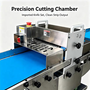 Machine à trancher la viande fraîche de bœuf, de mouton et de porc entièrement automatique pour une découpe et un façonnage rapides des bandes - Product Image 2