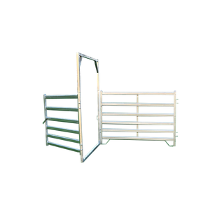 Venta al por mayor de paneles de ganado a granel Venta caliente alto 6 pies tierras de cultivo Corral Yard ganado Panel valla - Product Image 5