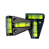 Mini niveau à bulle horizontal en plastique à double fonction, instrument de mesure, niveau triangulaire, niveau à bulle en T