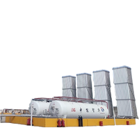 Réservoir de stockage horizontal en acier inoxydable au prix d'usine, liquide cryogénique, gaz naturel, utilisé dans les stations-service, réservoir sous pression