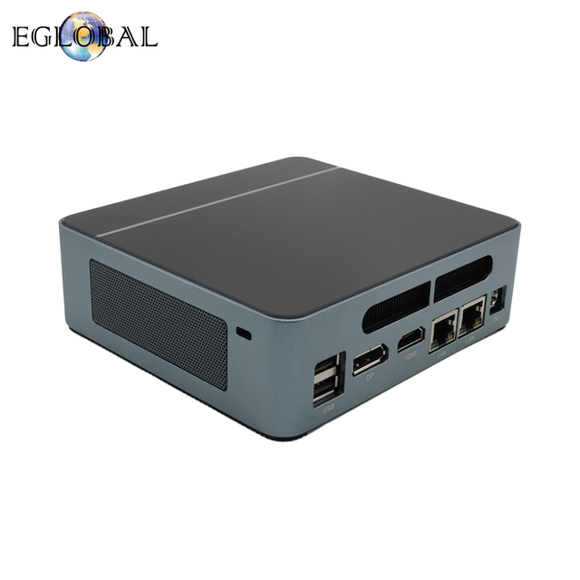 Intel Core Ultra 5 Processor 125U NUC Mini PC 1*Type-C 1*HD 1*DP 2*LAN Office Business PC DDR5 Support VESA Mount for IoT AI