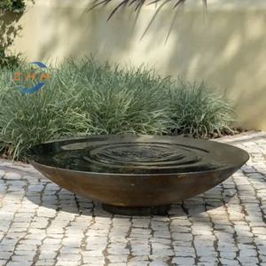 Bol d'<span class=keywords><strong>eau</strong></span> en acier Corten pour le jardin, <span class=keywords><strong>raccord</strong></span> extérieur en métal durable - Product Image 5