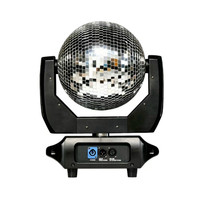 Lumières de scène à LED RGB pour fête disco, boule miroir en verre, projecteur mobile, éclairage de mariage