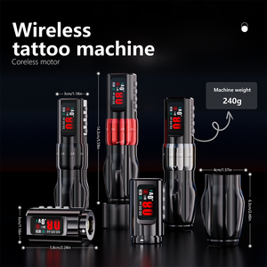 V79 SMP e tatuaggio a doppia modalità corsa 2.0-4.2MM regolabile senza fili SMP tatuaggio macchina per puntura e tatuaggio - Product Image 6