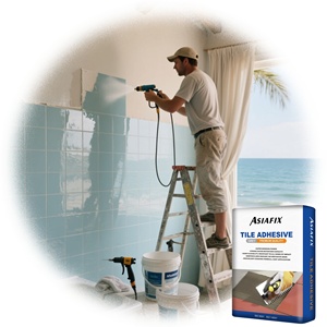 Asiafix Blanc C1TE C2TE Thinset Tile Adhesive Salic Free Mosaic Ceramic Mortaor for Swimming Pool Waterproof - Product Image 5