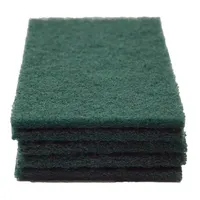 2-Pack Heavy Duty Abrasive Scouring Pad Kitchen Cleaning Green Scrubber Pad Dish Scrubber
