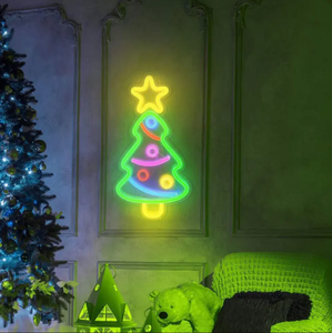 SALES1 Lumière Nocturne LED Néon Acrylique Suspendue de Noël avec Alimentation IP44 220V - Product Image 5