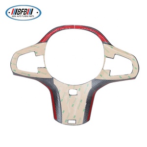 Cadre de <span class=keywords><strong>volant</strong></span> de voiture en fibre de carbone sèche véritable M Couverture intérieure de style sport pour <span class=keywords><strong>BMW</strong></span> Série 5 G30 <span class=keywords><strong>X3</strong></span> G01 X4 G02 GT 2017up - Product Image 6
