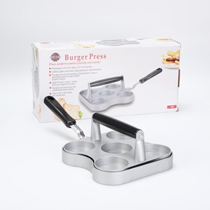 Factory Price Patty Maker Hamburger Mold Press Food Grade Metal Non-Stick Eco-Friendly Burger <b>Meat</b> Press - Product Image 6
