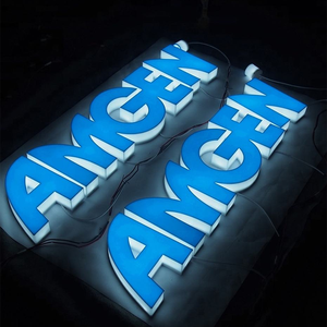 Full Lit <b>Electronic</b> Illuminated Advertising Making Laser Cut Thick White Bright Acrylic Letters <b>Sign</b> - Product Image 1